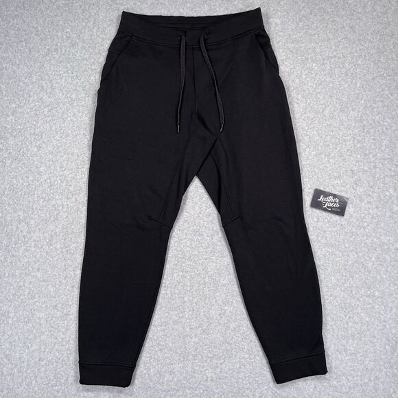 Lululemon City Sweat Jogger Thermo 29" Mens Medium M Black Polyester Wool Pants